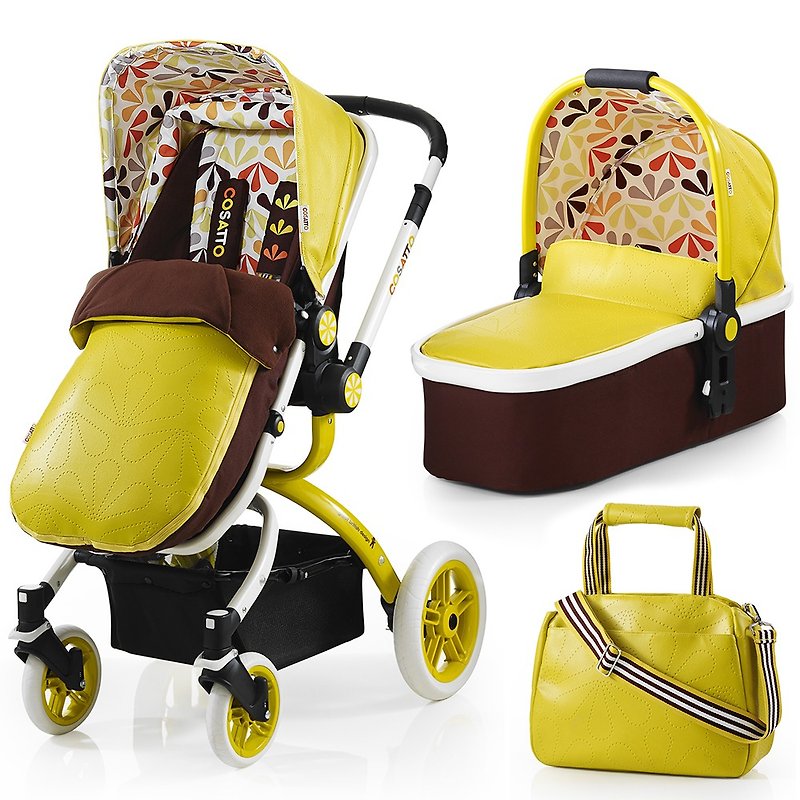 英国Cosatto Ooba 婴儿组合推车 – Marzipan - 婴儿车/手推车 - 其他金属 黄色