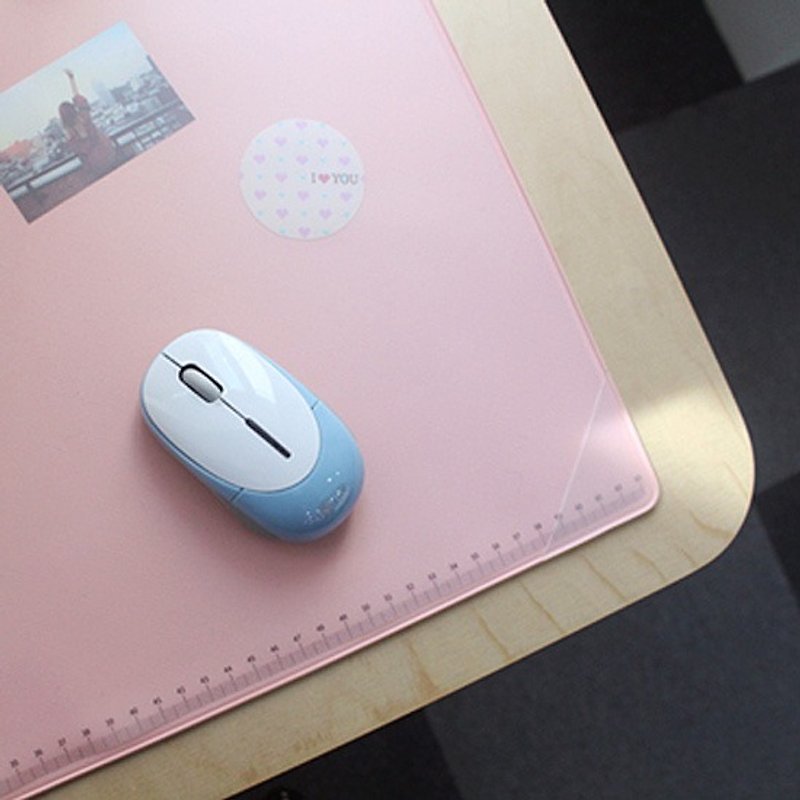 Dessin x pleple-办公时光软Q鼠标垫办公桌垫-粉红(限宅配),PLE33365 - 鼠标垫 - 塑料 粉红色