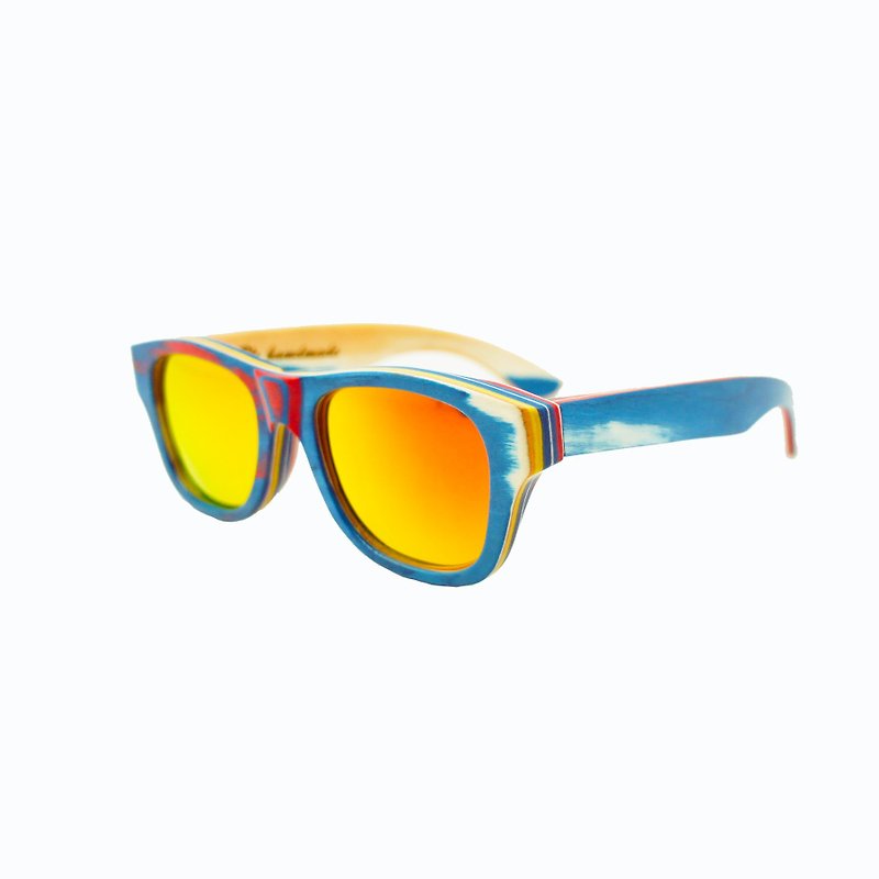 BLR 滑板 木制 太阳眼镜 Recycled Skateboard Eyewear 手工眼镜 - 眼镜/眼镜框 - 木头 多色