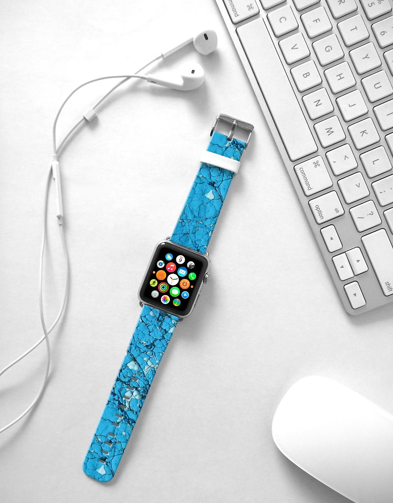 Apple Watch Series 1 , Series 2, Series 3 - Apple Watch 真皮手表带，适用于Apple Watch 及 Apple Watch Sport - Freshion 香港原创设计师品牌 - 青砖墙 - 表带 - 真皮 