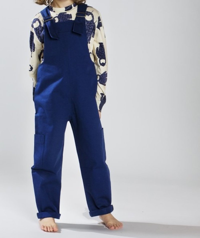 2014秋冬 koolabah 蓝色有机棉吊带工作裤 - 其他 - 棉．麻 蓝色