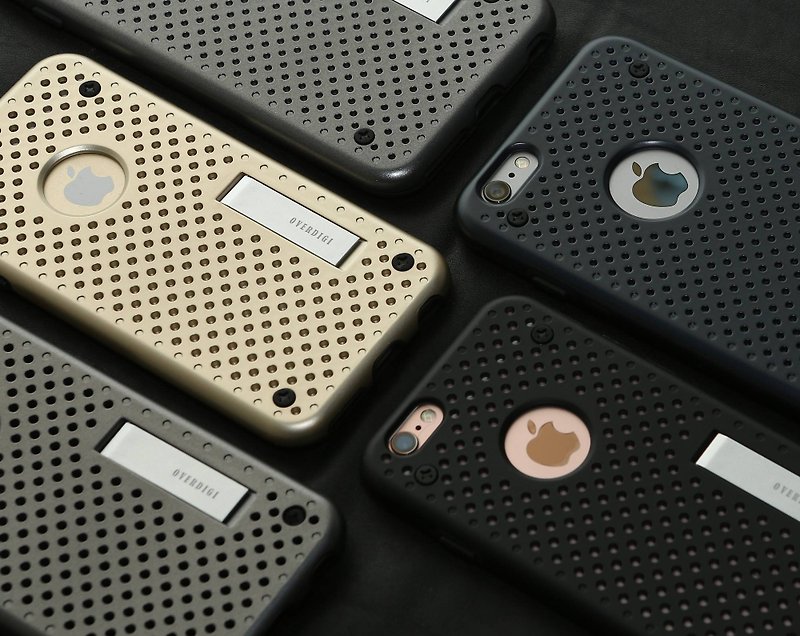 OVERDIGI iPhone6(S) Plus 5.5" 可立式全包覆双料防摔保护壳 - 其他 - 硅胶 