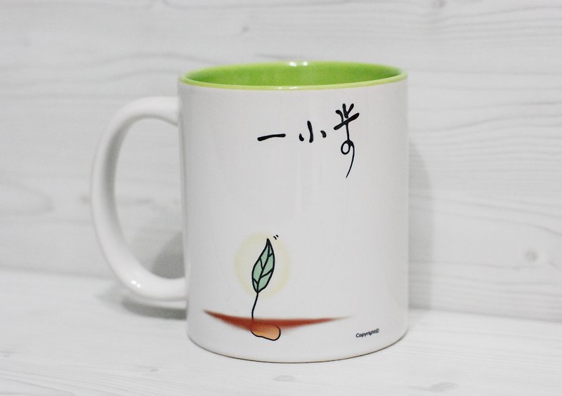 [马克杯]一小步 (定制) - 咖啡杯/马克杯 - 瓷 绿色