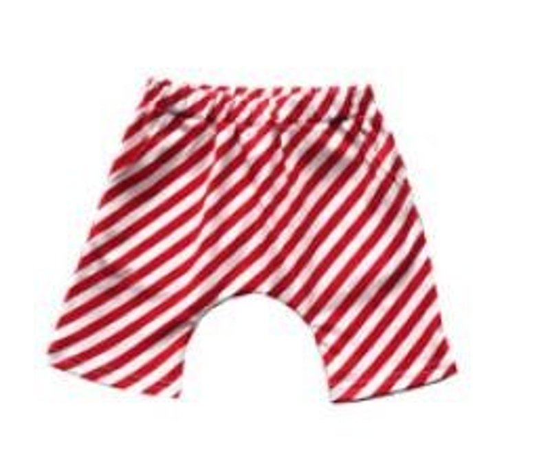 红白条文短裤 - 其他 - 其他材质 红色