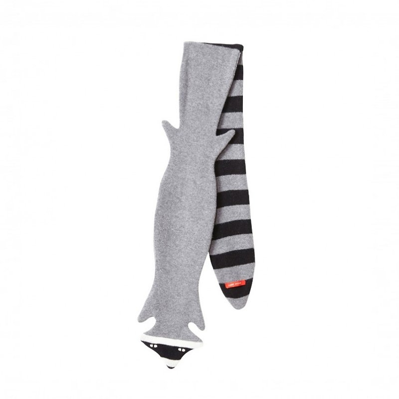【冬季特卖】Raccoon 纯羊毛围巾-灰 | Donna Wilson - 围巾/披肩 - 羊毛 灰色