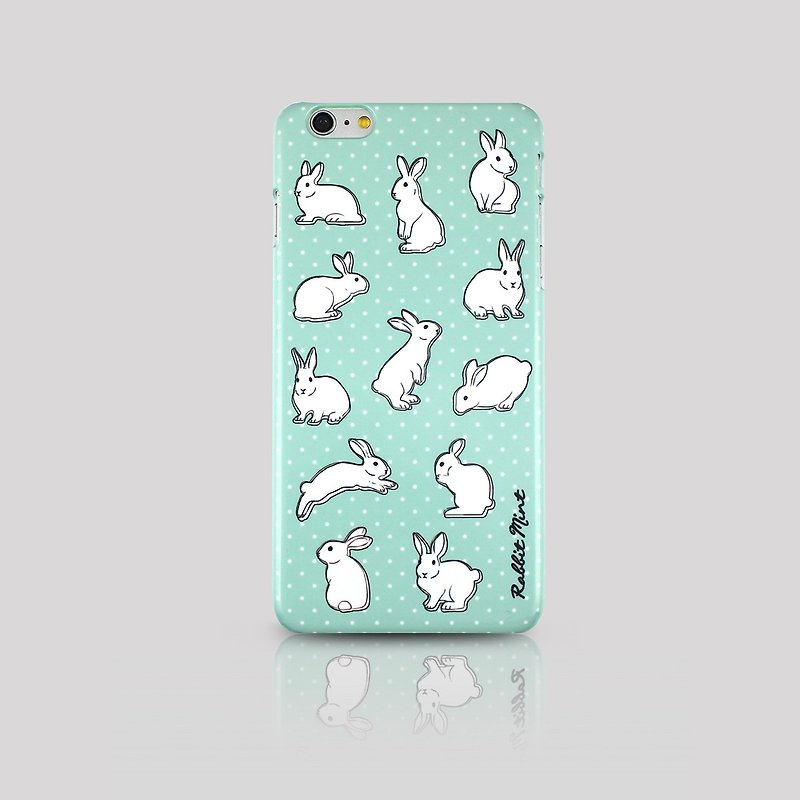 (Rabbit Mint) 薄荷兔手机壳 - 波点系列 - iPhone 6 Plus (P00051) - 手机壳/手机套 - 塑料 绿色
