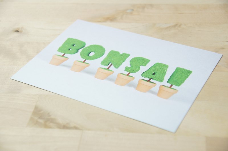 [BONSAI MAN] BONSAI棒赛 明信片 - 卡片/明信片 - 其他材质 