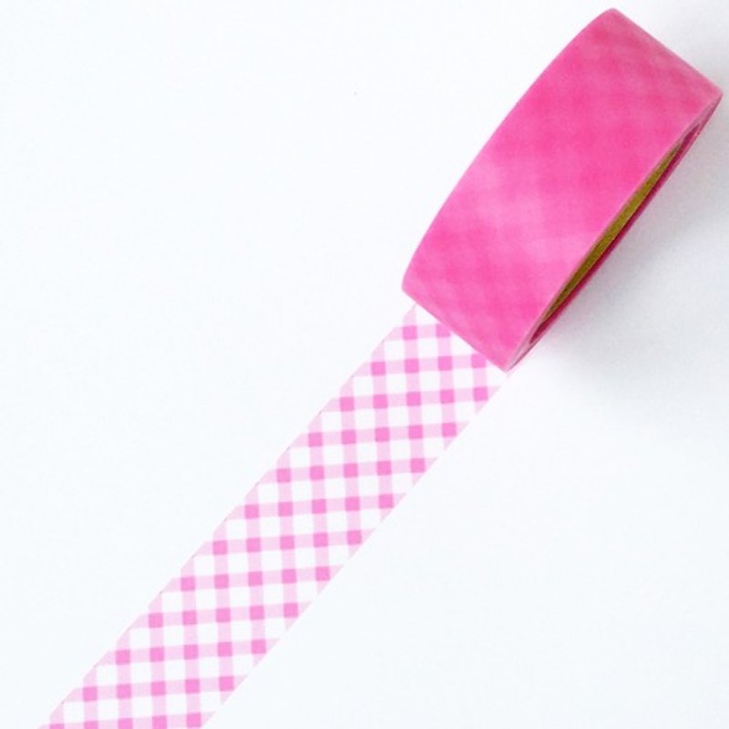 NICHIBAN Petit Joie Mending Tape 花漾胶带 (PJMD-15S007) - 纸胶带 - 纸 粉红色