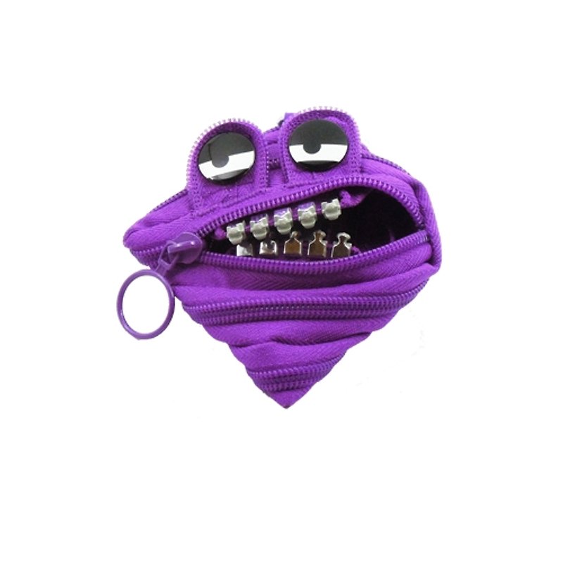 Zipit 怪兽拉链包钢牙版(小)-紫 - 零钱包 - 其他材质 紫色