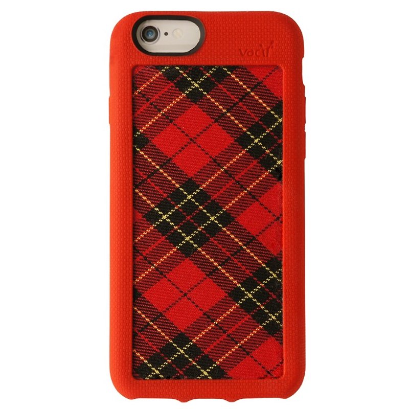 Vacii Haute iPhone6/6s布面保护套 格纹红 - 其他 - 其他材质 红色