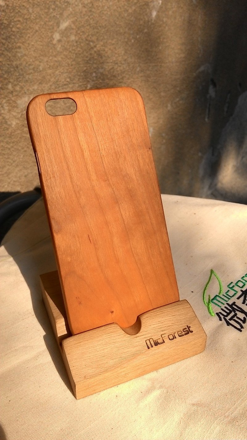 微森林．iPhone 6s 纯原木 木制手机壳-"樱桃木" --优惠款限量剩下.1.组 - 手机壳/手机套 - 木头 橘色