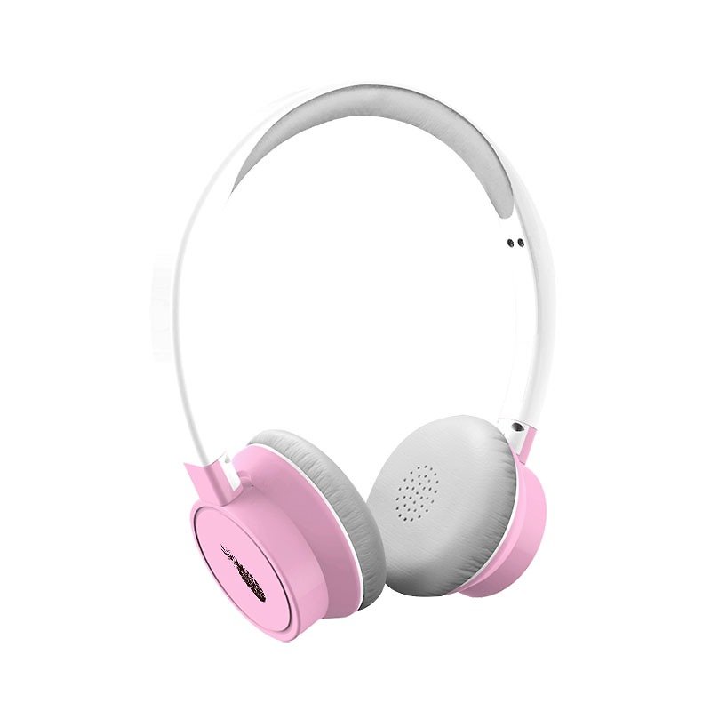 ‘BRIGHT’客制化有线耳机 Summer系列：粉红凤梨的爱与和平 - 耳机 - 塑料 多色