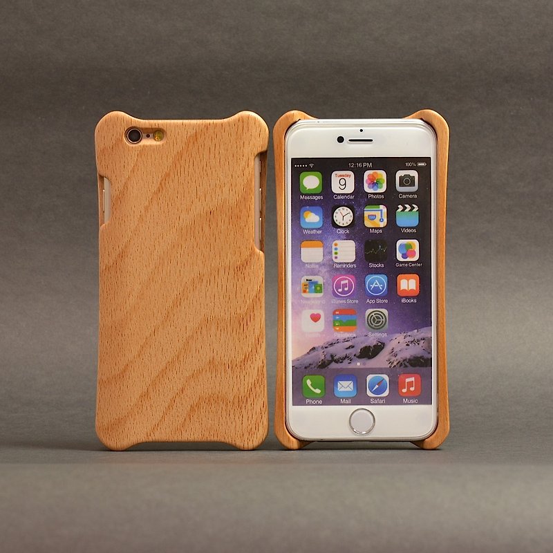 WKidea iPhone 6/6S Plus 5.5寸 木作壳_山毛榉 - 手机壳/手机套 - 木头 橘色