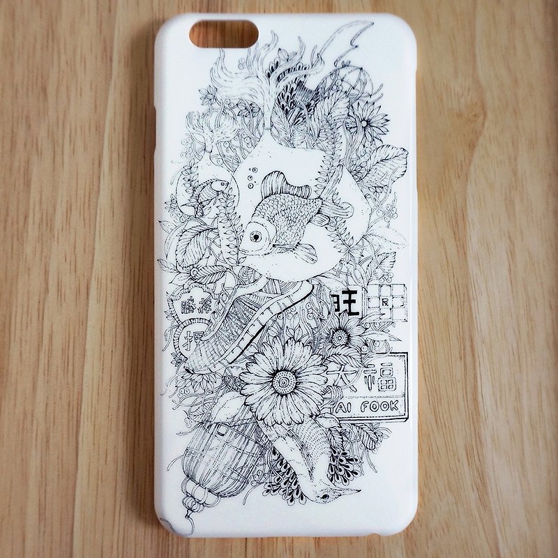 Draw On the Bed 连乘 DISENO iPhone 6/6s 手机殻 (香港旺角款) - 手机壳/手机套 - 塑料 白色