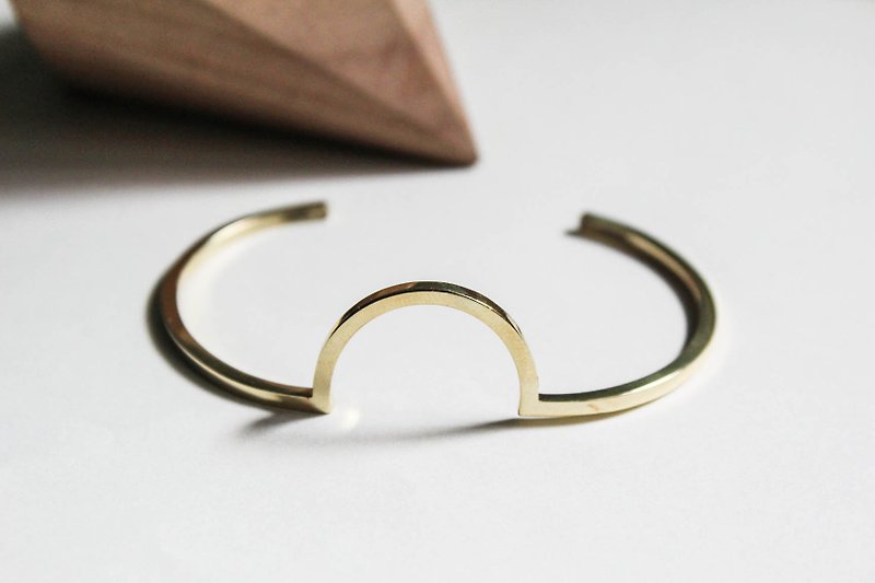 半圆形黄铜手环 - 手链/手环 - 其他材质 