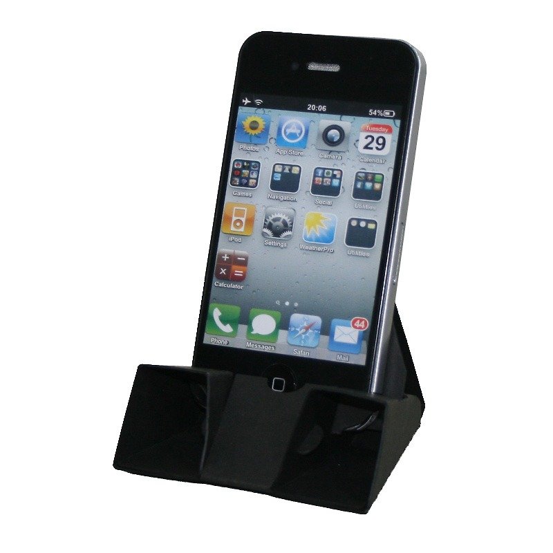 Coolphone Eco-Speaker Stand 爱疯大叭 | 2013年法国发明展铜牌 - 扩音器/喇叭 - 纸 黑色