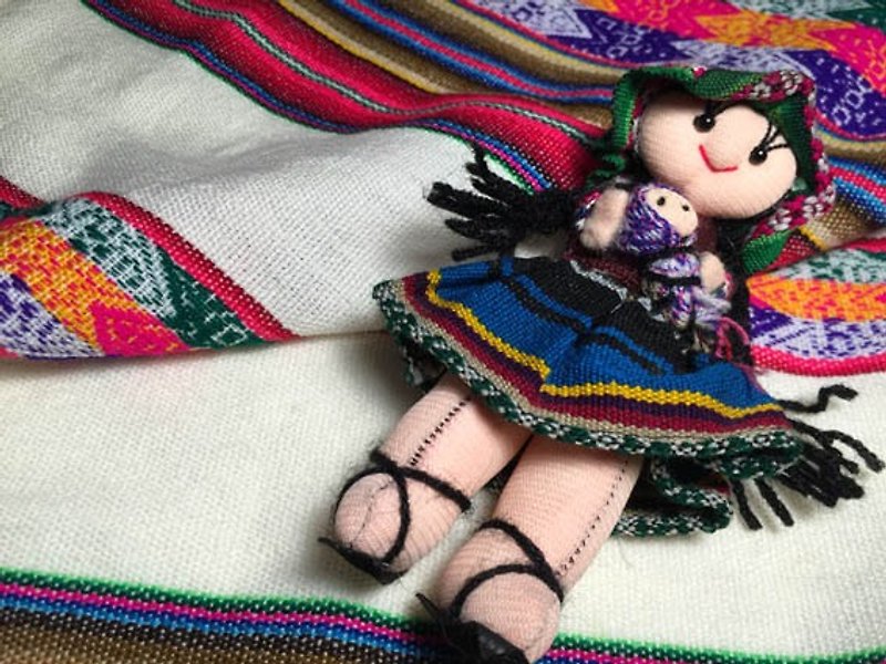 可爱秘鲁原住民 娃娃 站姿 - 玩偶/公仔 - 其他材质 多色