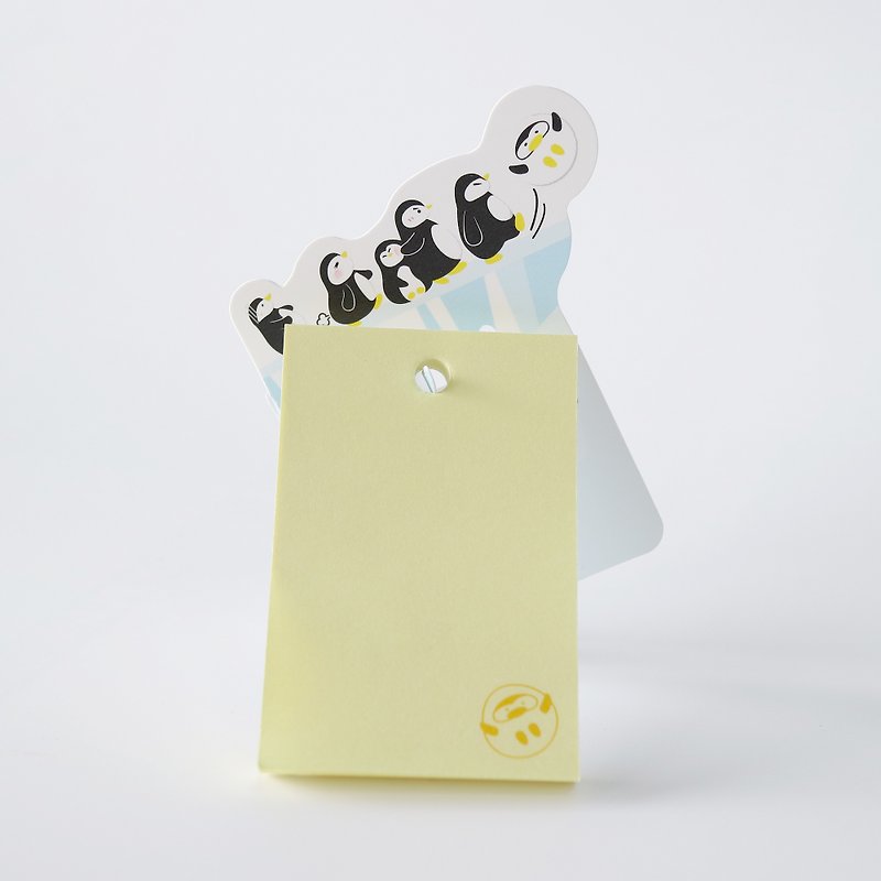 【欧士OSHI】便利贴-企鹅大爆走 - 便条纸/标签贴 - 塑料 蓝色