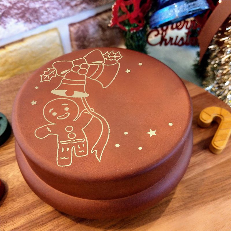 圣诞系列音乐盒不刻字-(图9~16)【圣诞礼物、交换礼物】 - 其他 - 木头 绿色