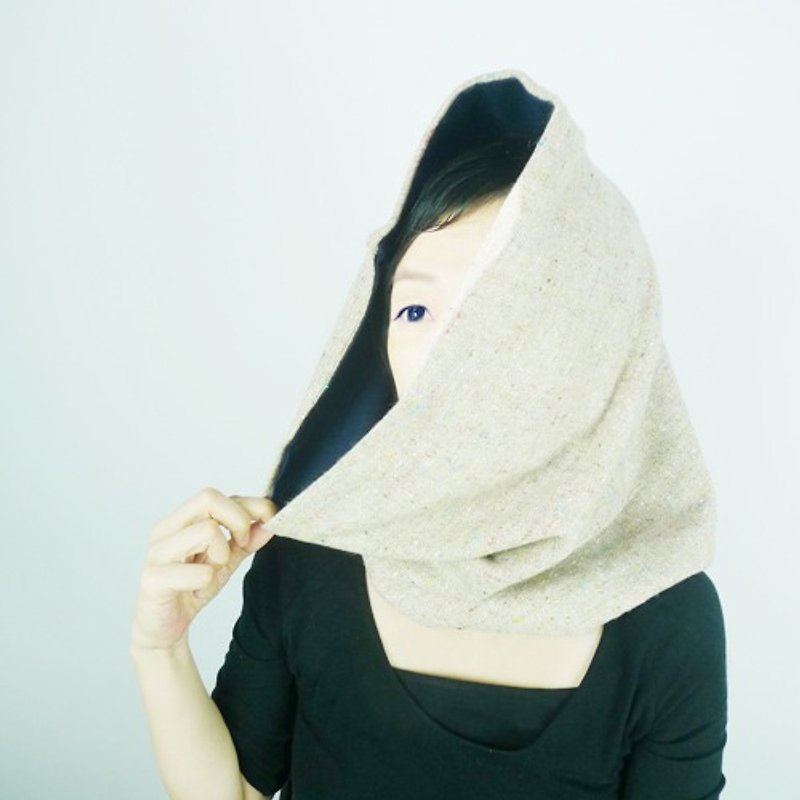 ：Urb.【双面 双色 短圈巾】男女均适 围巾 适合 交换礼物 - 眼罩 - 其他材质 金色