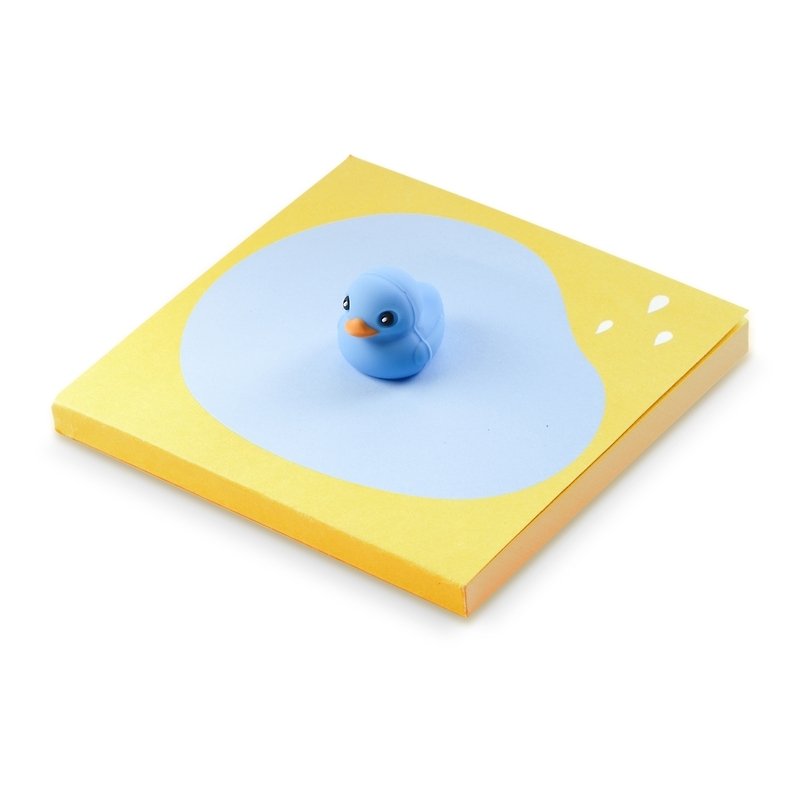 鸭子造型磁铁便条组-蓝色鸭鸭 - 冰箱贴/磁贴 - 其他材质 多色