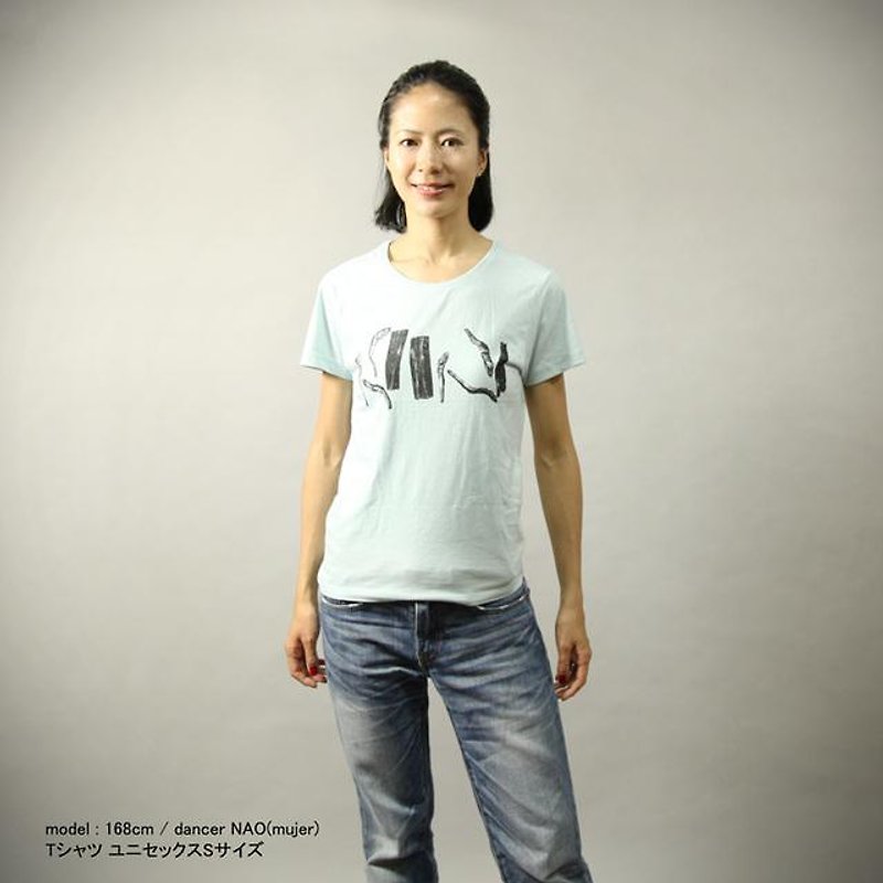 いい出汁でてますよ。出汁おもしろTシャツ　ユニセックスXS〜XLサイズ  Tcollector - 女装 T 恤 - 棉．麻 蓝色