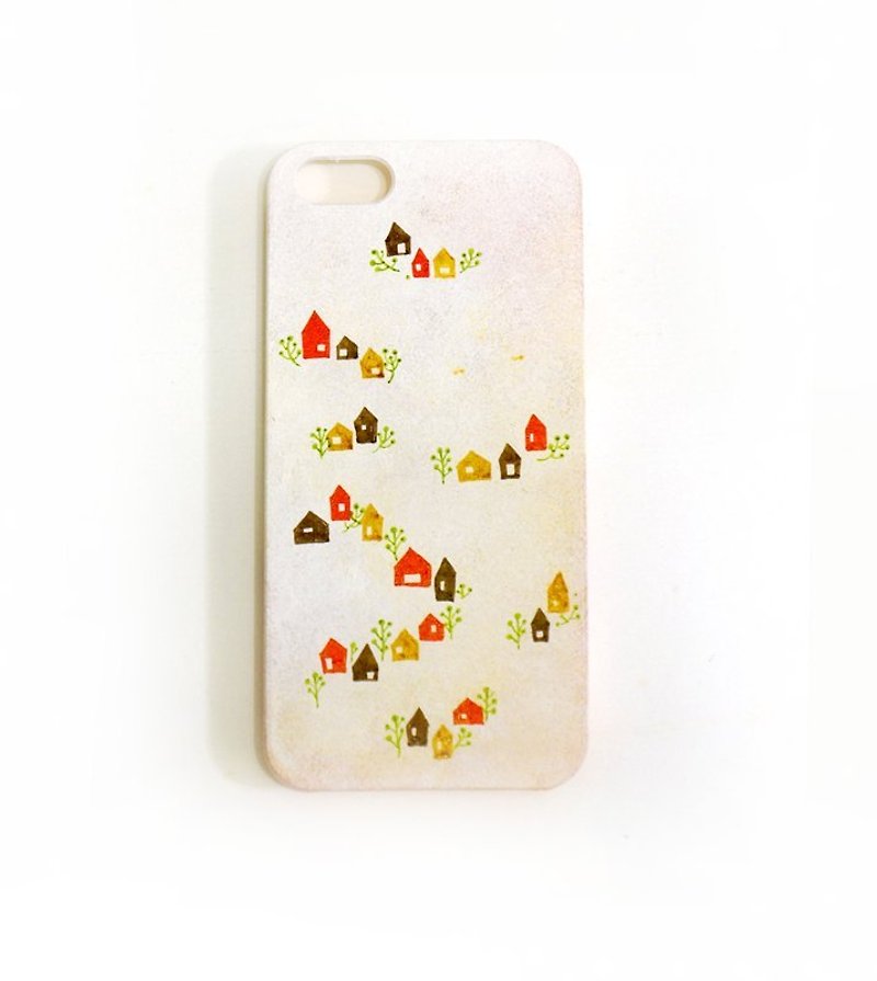 【森林小屋】Apple iphone 手绘手机殻 - 手机壳/手机套 - 塑料 白色