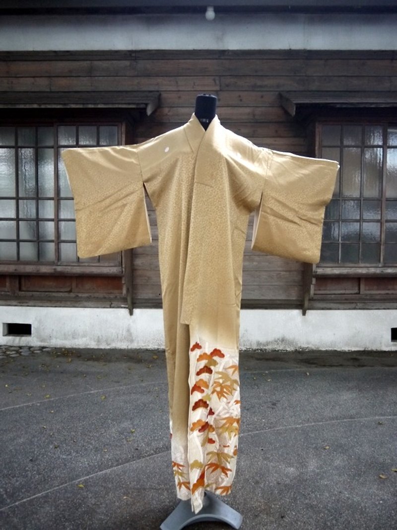 日本 松竹刺绣 华丽古董和服 - 其他 - 其他材质 