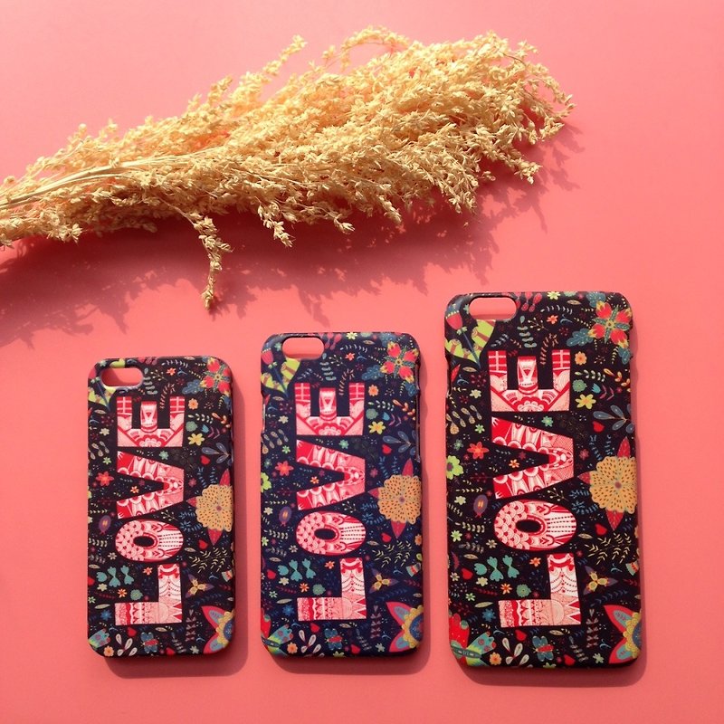 D.W.L'S LITTLE SHOP-[love］iPhone 6＋手機殼／背壳 - 手机壳/手机套 - 塑料 多色