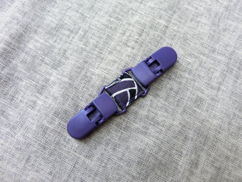 野牡丹 - 双头手帕夹 - 围嘴/口水巾 - 其他材质 紫色