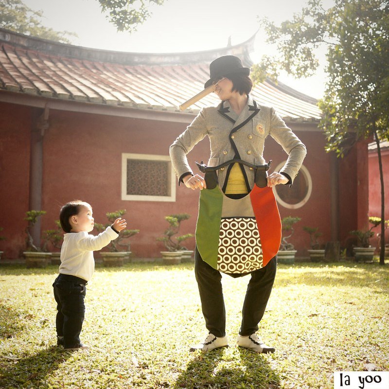 台南孔庙包(孔庙红) (Confucian temple bag) - 侧背包/斜挎包 - 真皮 红色