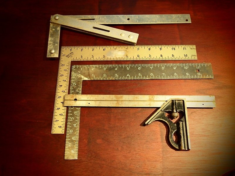 vintage 60-70 美国制木工测量工程尺 - 其他 - 其他材质 灰色