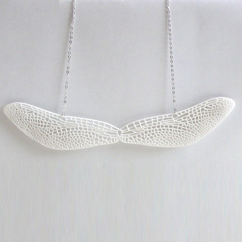 蜻蜓的項鍊 - 项链 - 塑料 白色