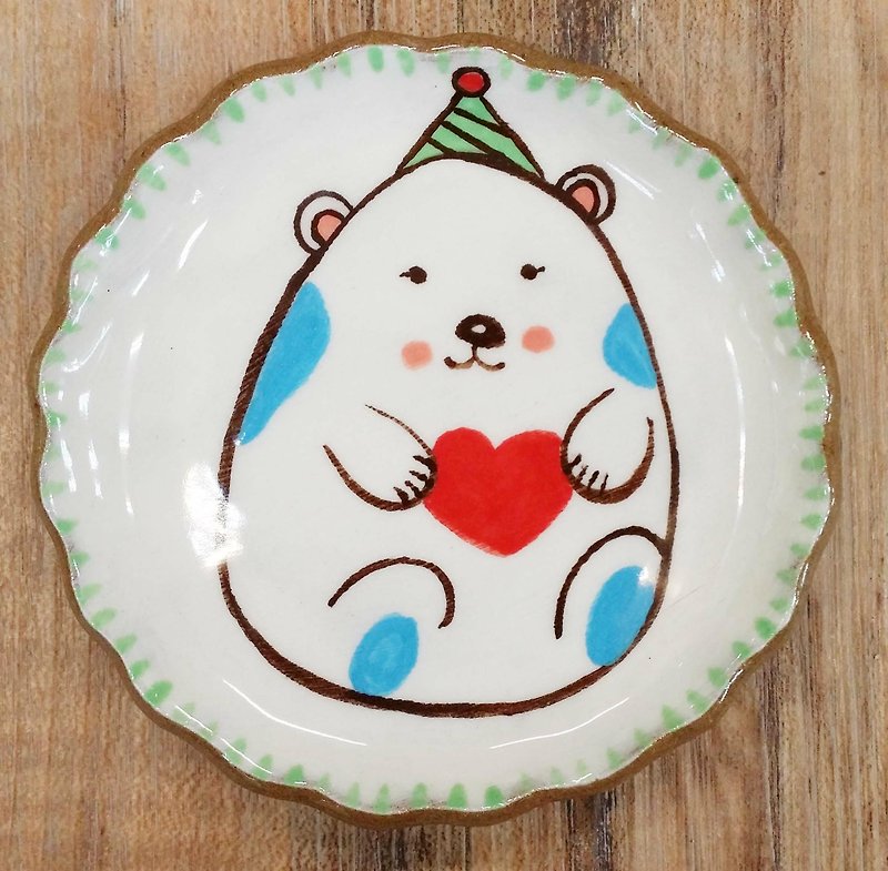 大白熊✖动物圆盘 - 花瓶/陶器 - 其他材质 