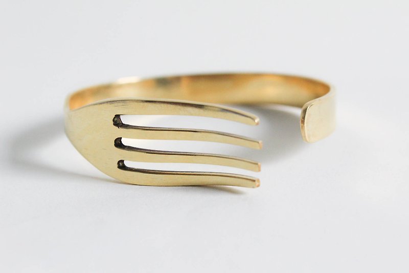叉子黄铜手环 - 手链/手环 - 其他材质 