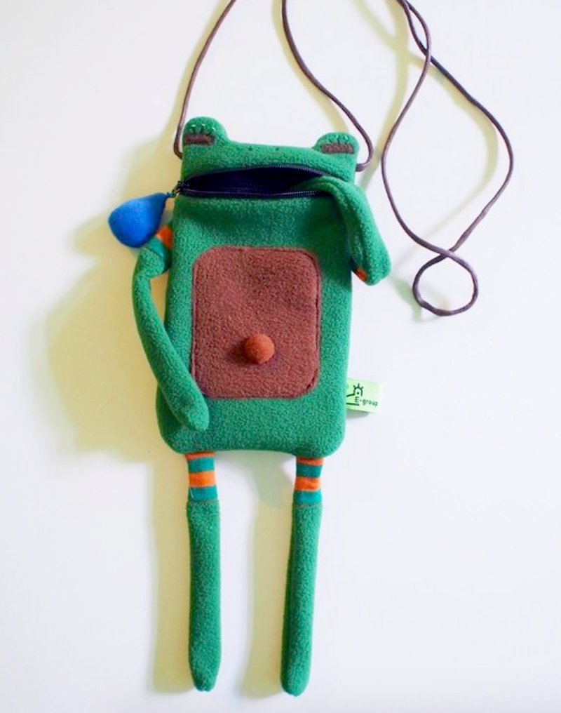 E*group 口水包 墨绿肚脐款 iphone  手机袋 青蛙 - 其他 - 其他材质 绿色
