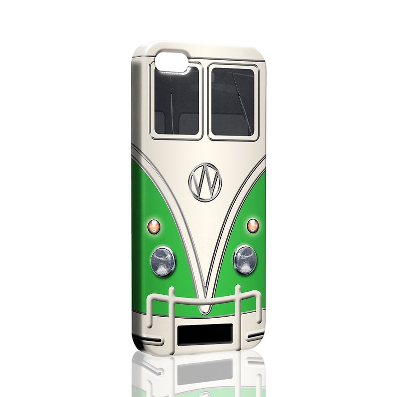 怀旧VAN 绿色 iPhone X 8 7 6s Plus 5s 三星 S7 S8 S9 手机壳 - 手机壳/手机套 - 塑料 绿色
