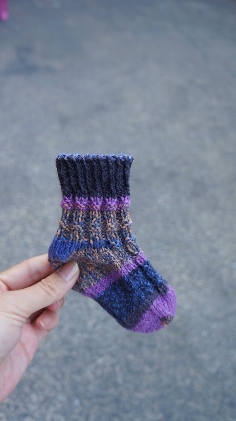Baby 手织袜(缤纷紫) - 袜子 - 其他材质 