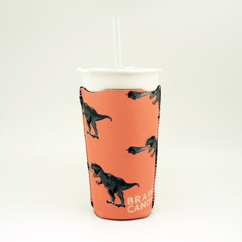 BLR 保冰/保温 饮料杯套 BRAIN CANDY 联名款 喷火龙 暴龙 - 随行杯提袋/水壶袋 - 聚酯纤维 橘色