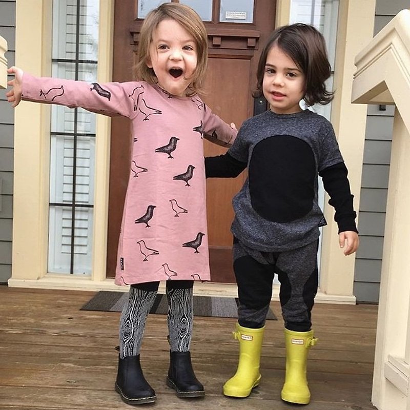 【北欧童装】冰岛有机棉长洋装5岁至6岁 粉红色 - 童装礼服/连衣裙 - 棉．麻 