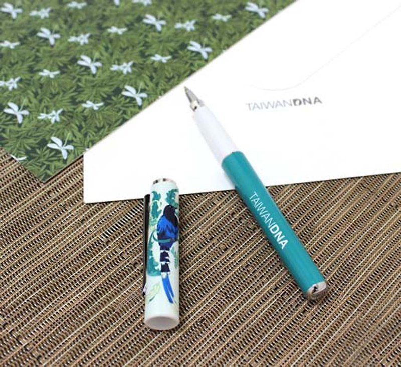 台湾DNA钢珠笔-台湾蓝鹊 - 钢珠笔 - 塑料 蓝色