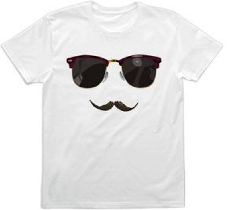 sunglasses（T-shirt 4.0oz） - 男装上衣/T 恤 - 其他材质 白色