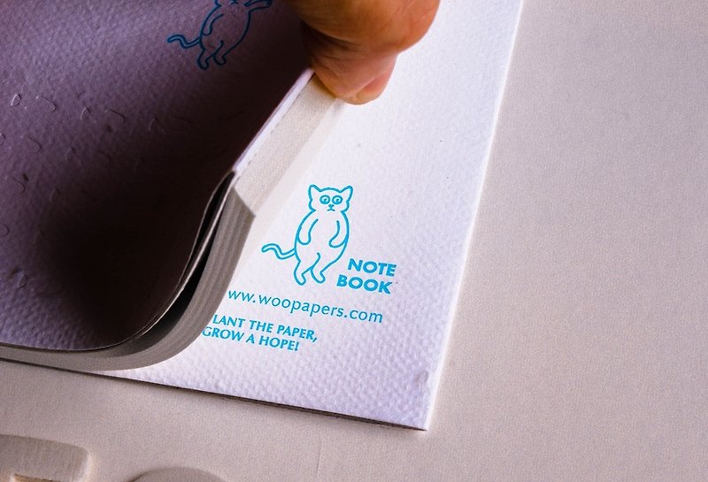 尼莫的早午餐 种子笔记本 手帐 猫 - 笔记本/手帐 - 纸 白色
