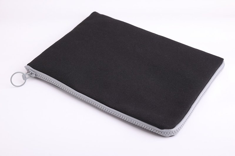 ipad袋中袋 - 平板/电脑保护壳 - 棉．麻 黑色