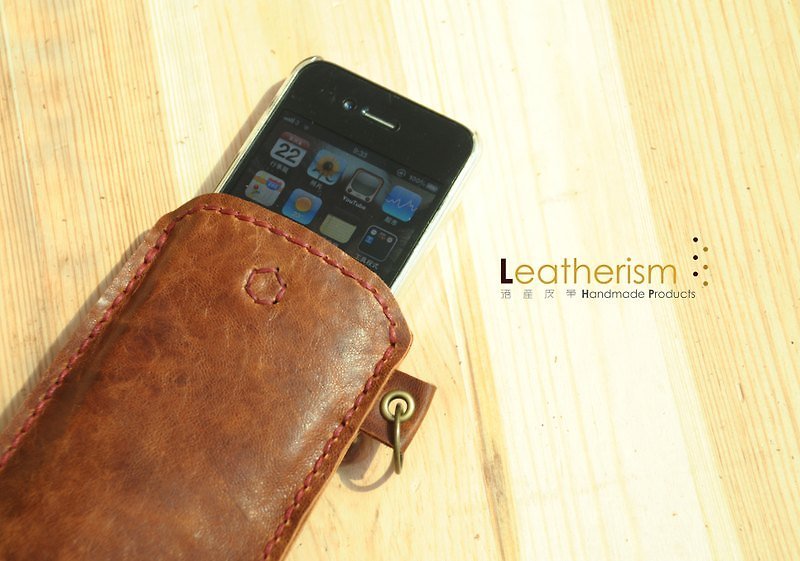 长高了一点好保护: 羊皮电话套 by Leatherism Handmade Products - 其他 - 真皮 