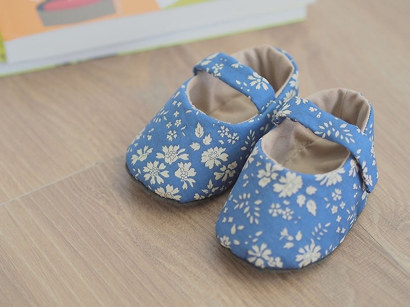 英国经典蓝·婴儿鞋 - 婴儿鞋 - 其他材质 蓝色