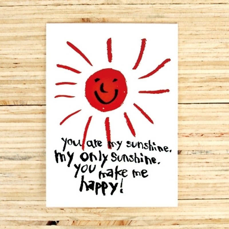 You're my sunshine Greeting Card - 卡片/明信片 - 纸 
