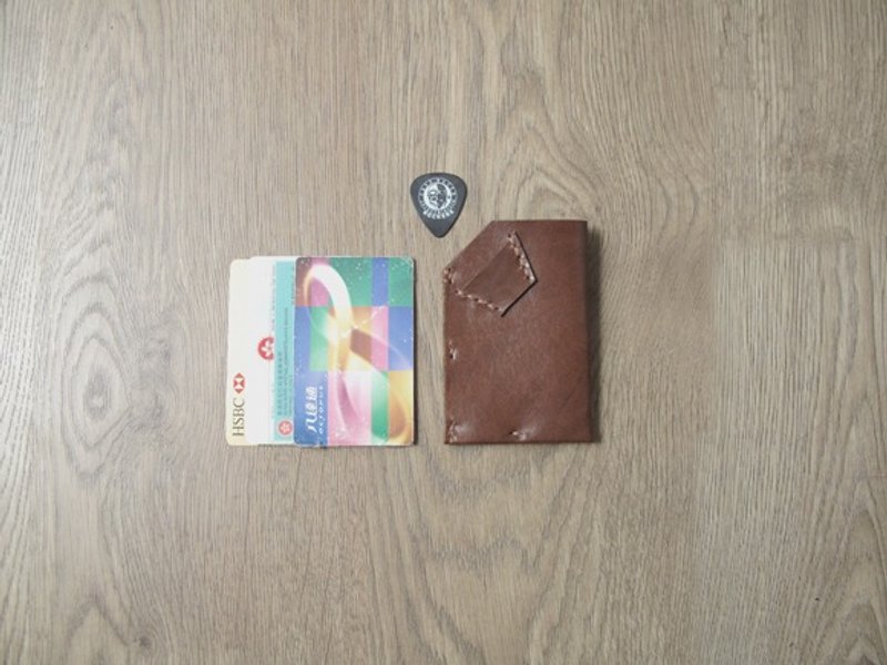 悠游卡 车牌 证件 信用卡 PICK - 简约分类间格 皮革卡套(多色) - 证件套/卡套 - 真皮 咖啡色