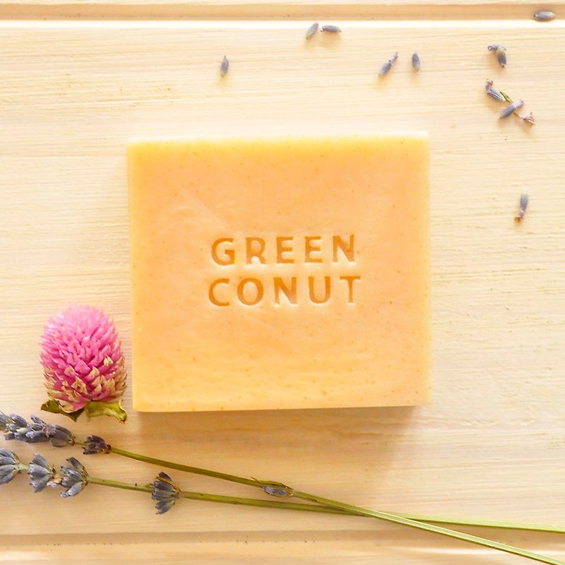 绿果  火红巴尔玛皂-120g-舒缓修护 - 肥皂/手工皂 - 植物．花 红色