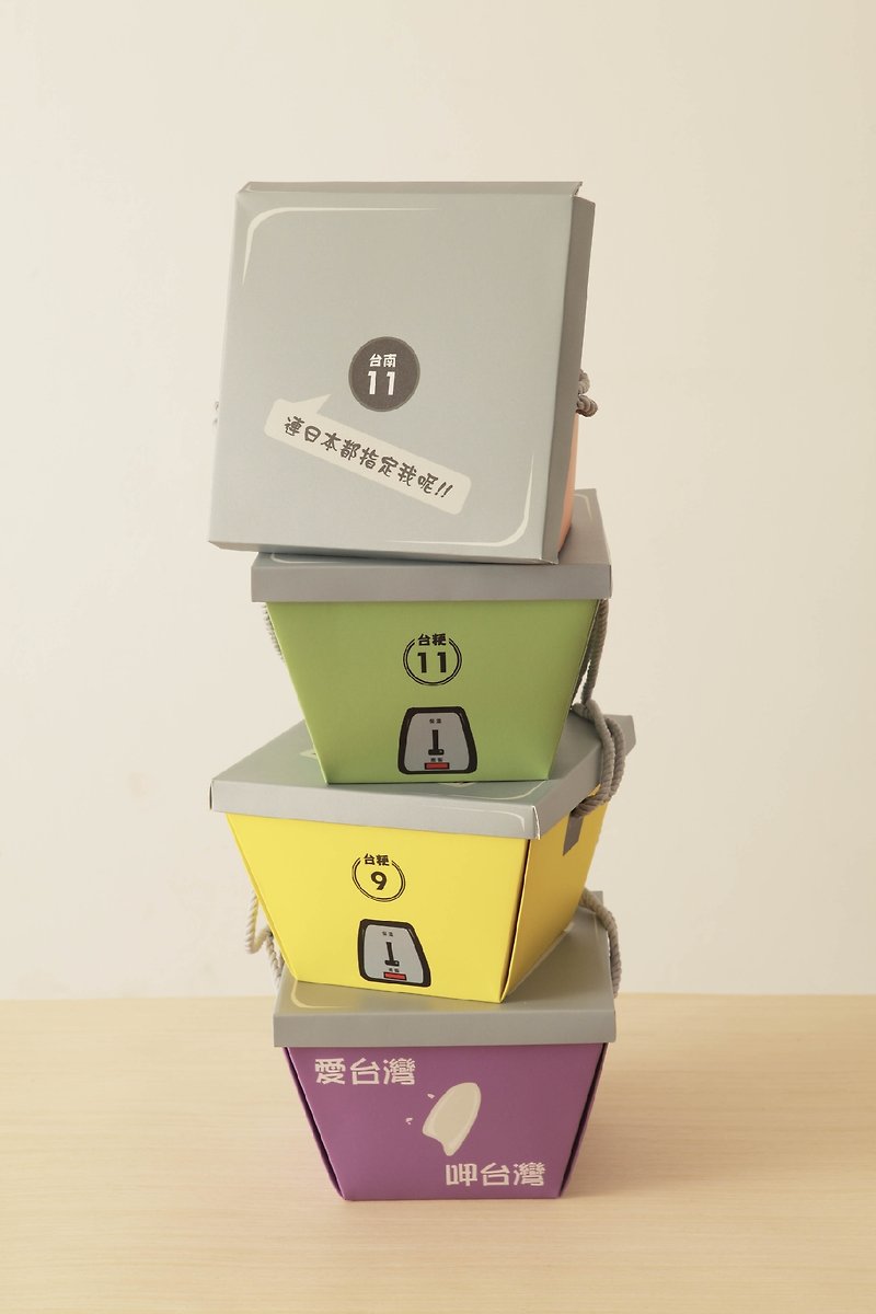 足米量  电锅造型的包装设计 礼盒组 - 碗 - 竹 白色